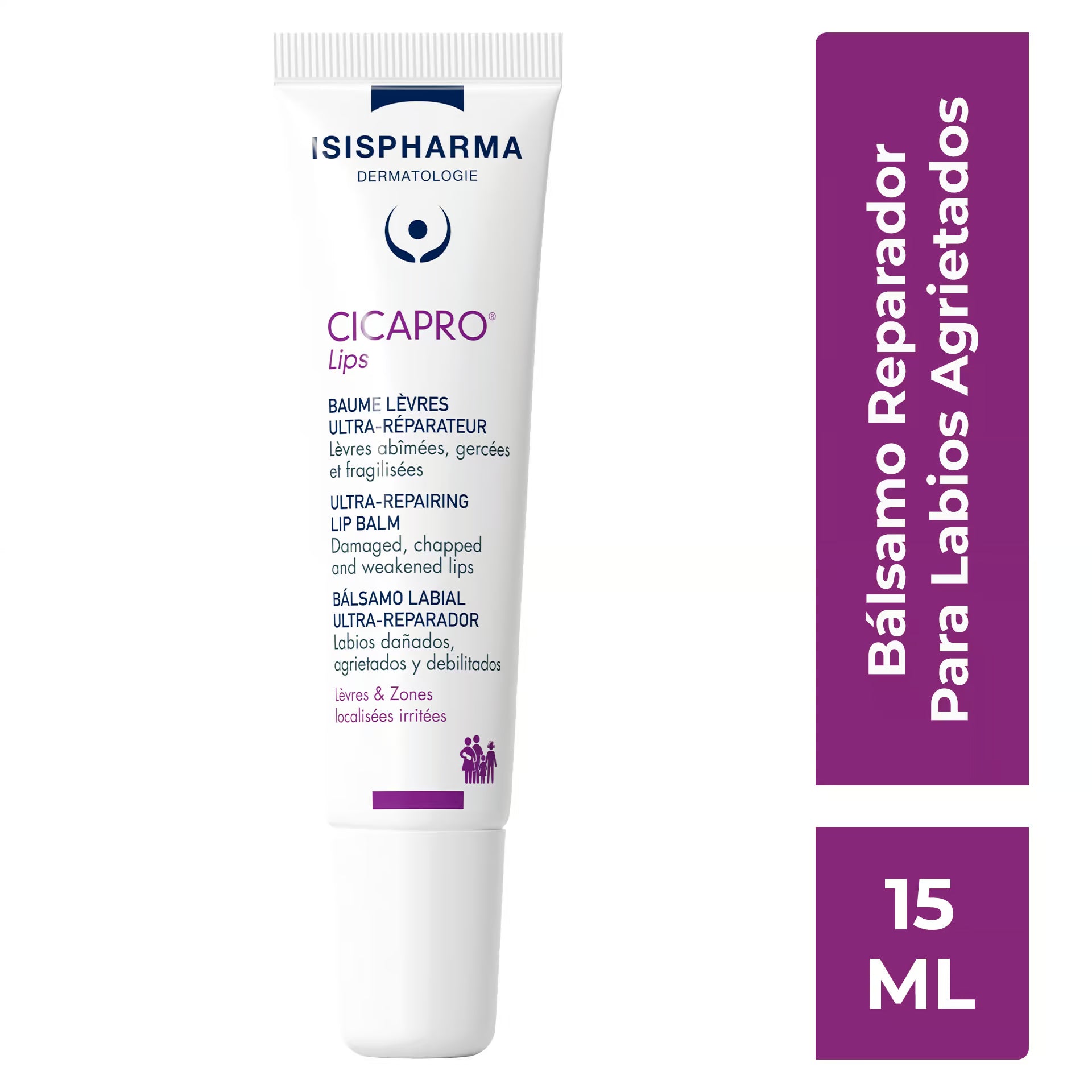 Isispharma Cicapro Lips — Bálsamo Labial Reparador — DermaPharma