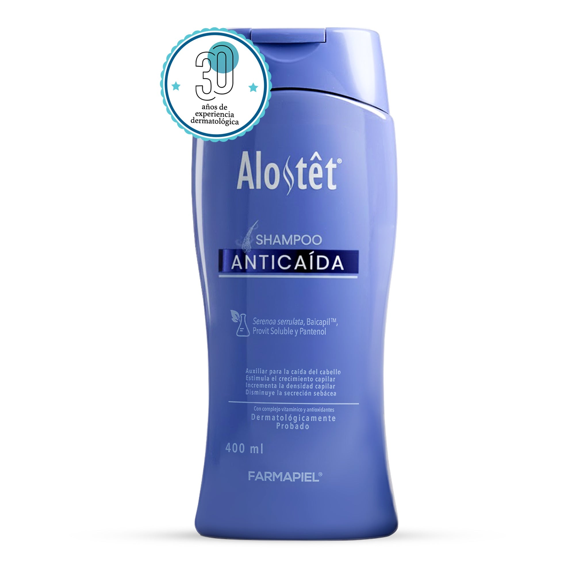 Farmapiel Alostet Shampoo H 400ml — Shampoo Anticaída Hombre