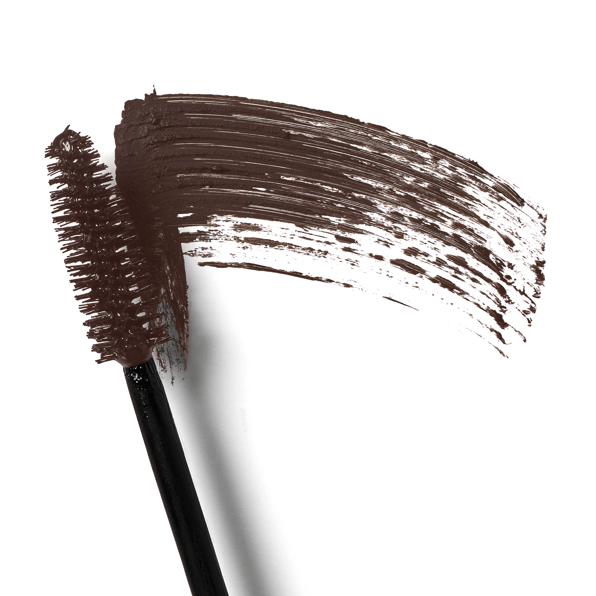 Colorescience Total Lash Serum Mascara tono Café (Brown), swatch del color café sobre piel