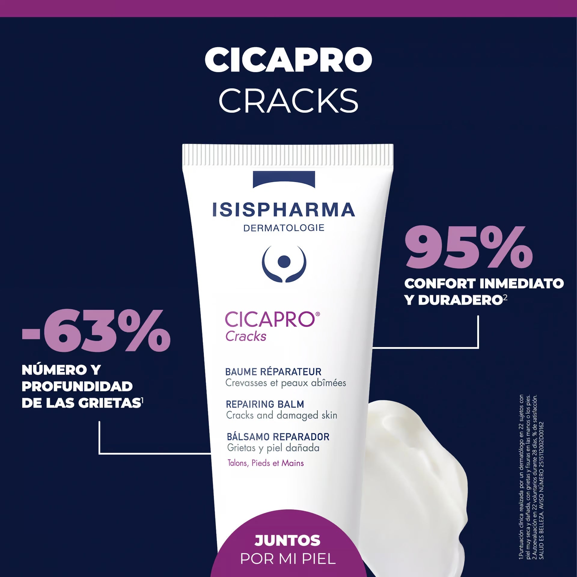 Isispharma Cicapro Cracks — Bálsamo Reparador de Grietas — DermaPharma