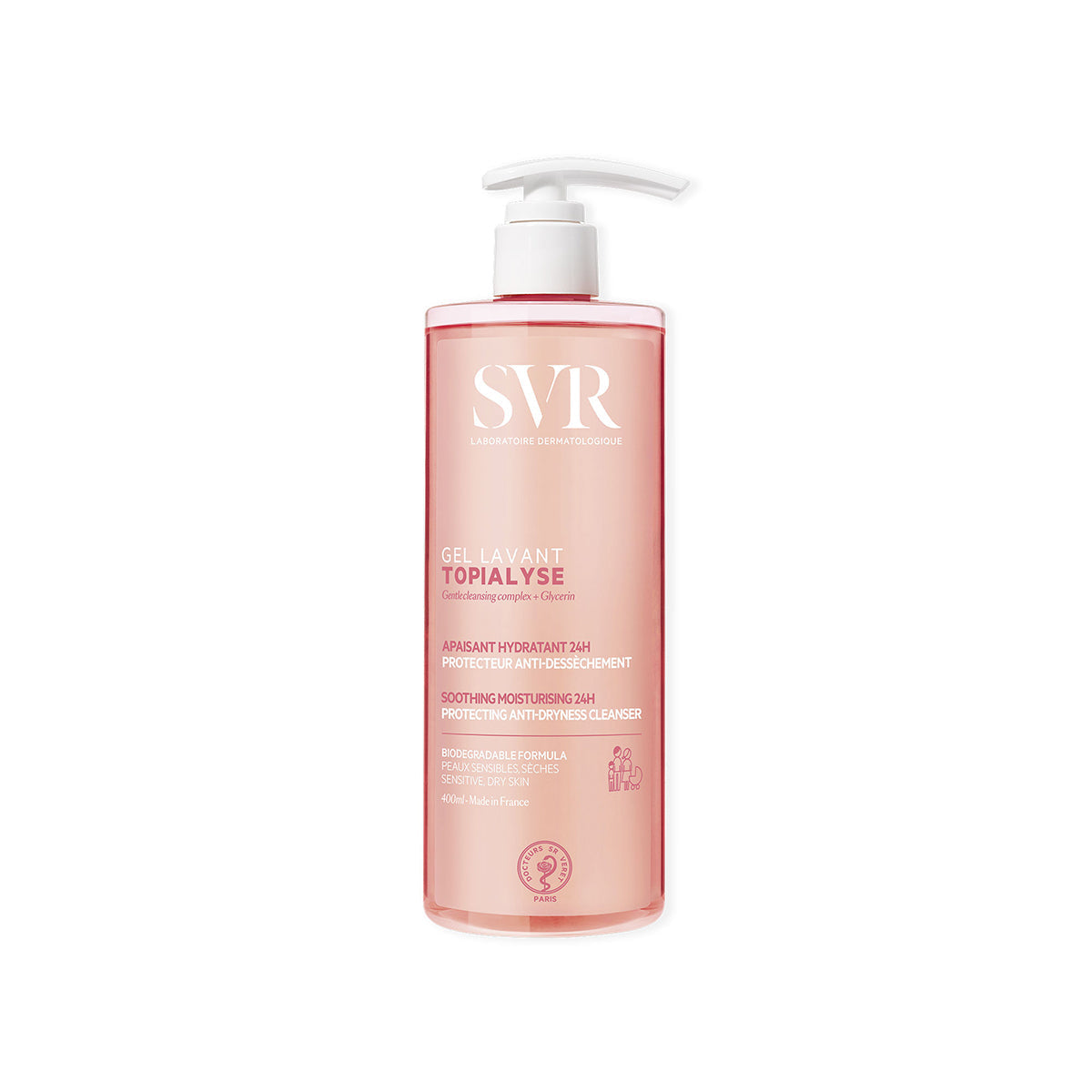 SVR Topialyse Gel Lavant 400ml