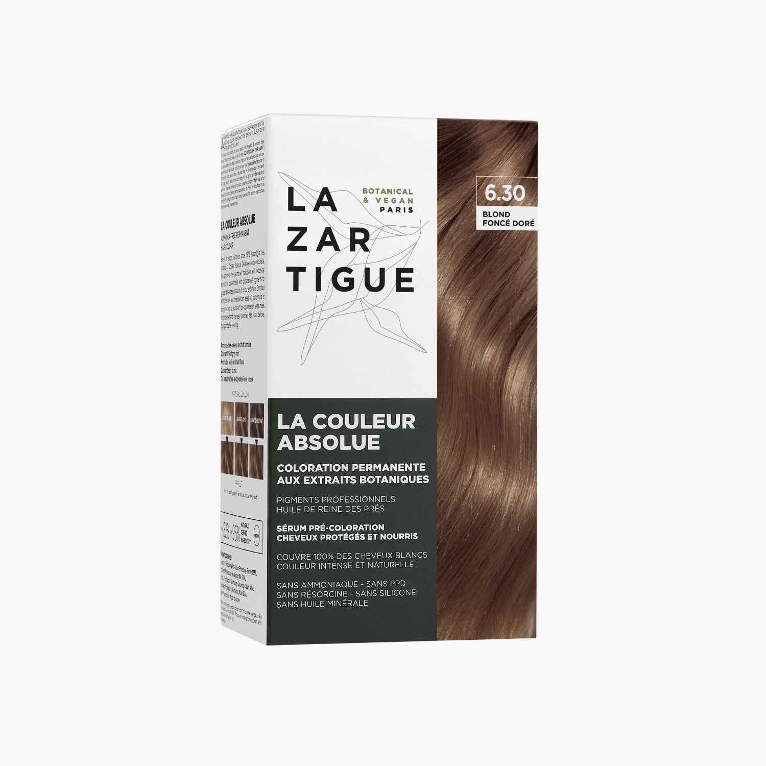 Lazartigue Coloración Permanente 6.30 Rubio Oscuro Dorado kit