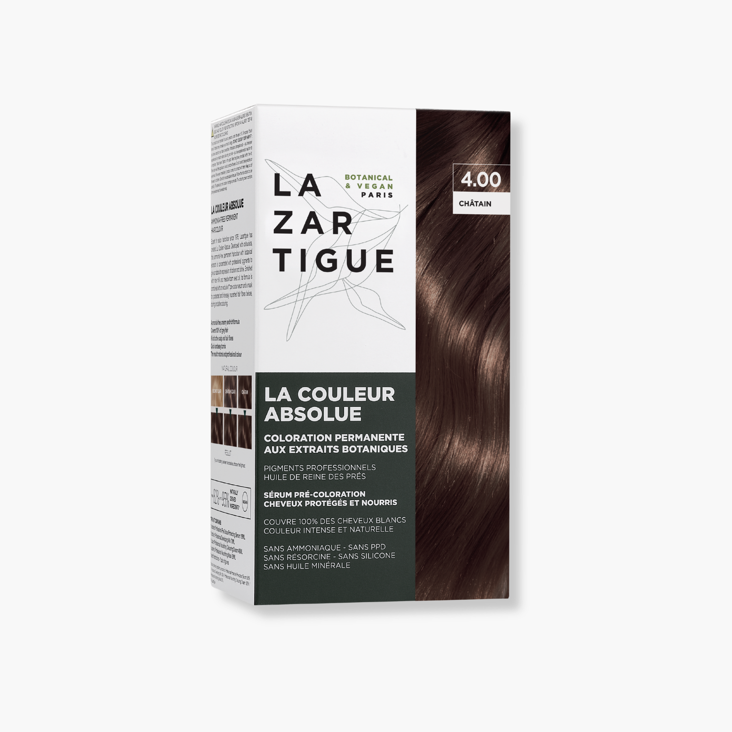 Lazartigue Coloración Permanente 4.0 Castaño kit