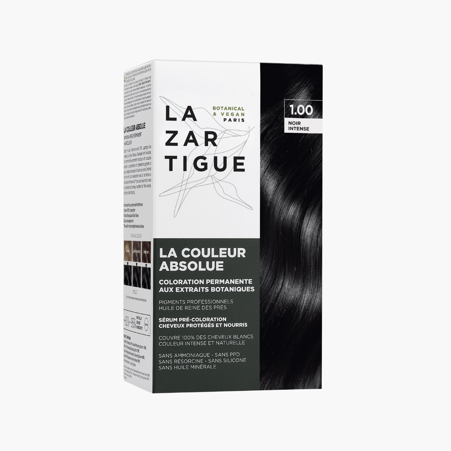 Lazartigue Coloración Permanente 1.0 Negro Intenso kit