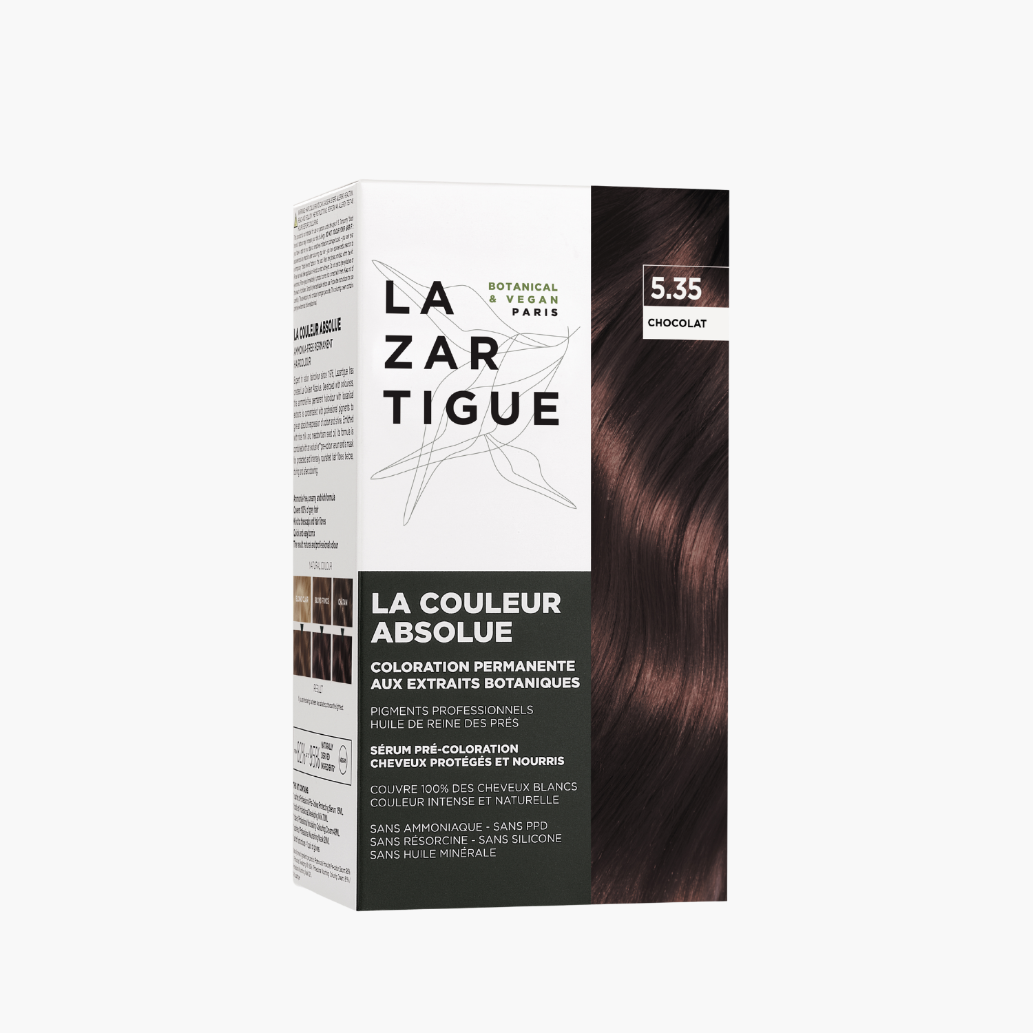 Lazartigue Coloración Permanente 5.35 Chocolate kit
