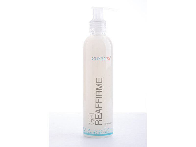 Gel reafirmante corporal Euroliv, frasco dosificador de 220 ml
