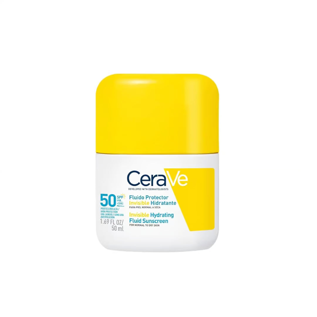 CeraVe Fluido Protector Solar Invisible Hidratante FPS50 50ml — DermaPharma