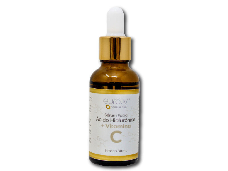 Sérum facial de ácido hialurónico y vitamina C Euroliv Dermal Skin, 30 ml