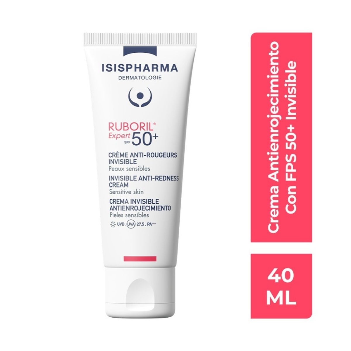 Isispharma Ruboril Expert FPS50+ Anti-Rojeces Invisible 40ml — DermaPharma