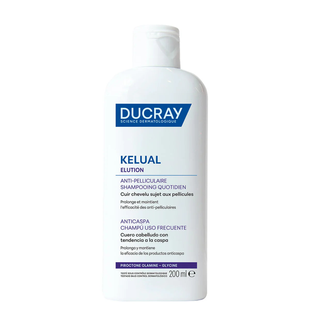 Ducray Elution Shampoo Reequilibrante Para Anticaspa Suave 200 Ml