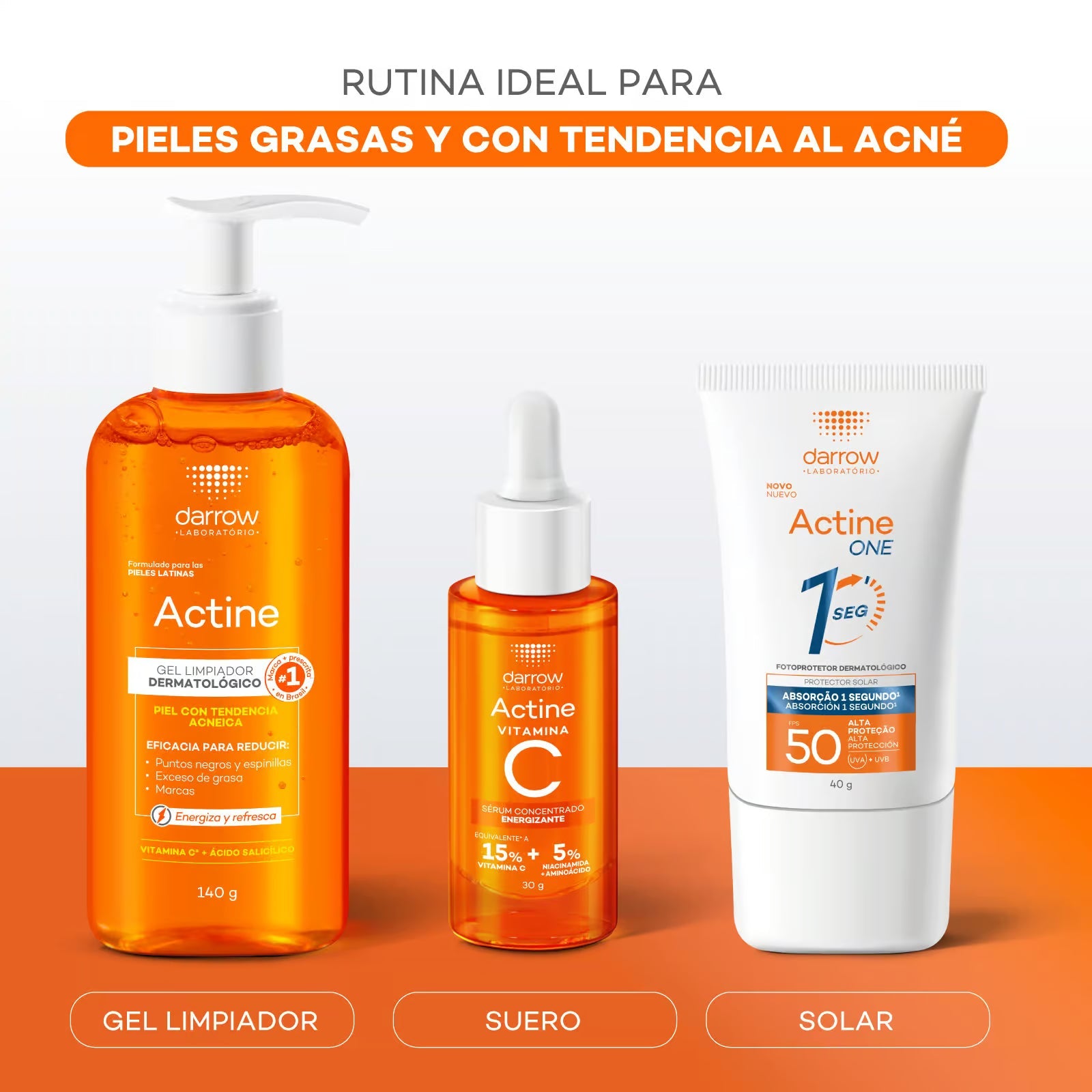 Darrow Actine Vitamina C 30g — Antioxidante para Piel Grasa — DermaPharma