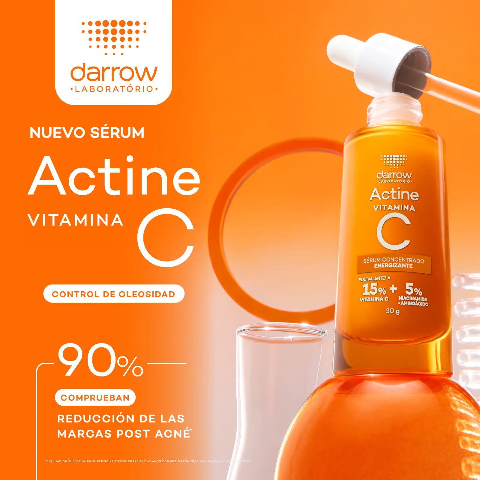 Darrow Actine Vitamina C 30g — Antioxidante para Piel Grasa — DermaPharma