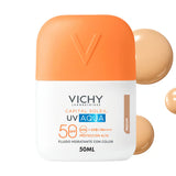 Vichy Capital Soleil UV Aqua FPS50 Tono Medio 50ml — Solar con Color — DermaPharma