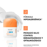 Vichy Capital Soleil UV Aqua FPS50 Tono Light 50ml — Solar con Color — DermaPharma