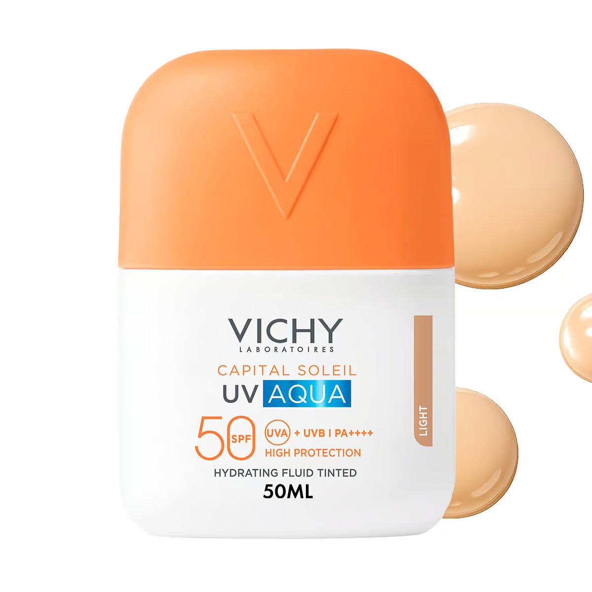 Vichy Capital Soleil UV Aqua FPS50 Tono Light 50ml — Solar con Color — DermaPharma