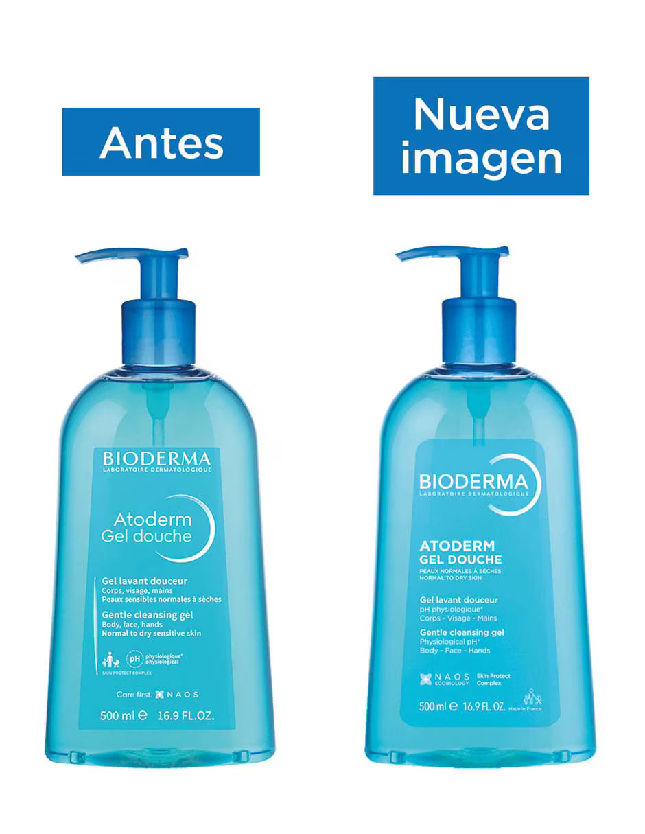 Bioderma Atoderm Gel de Ducha 500ml — Limpieza Piel Seca y Sensible — DermaPharma