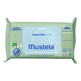 Mustela Toallitas Húmedas Cuerpo Compostables 60 piezas — Bebé