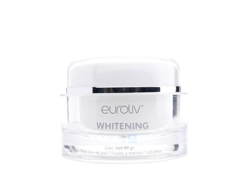 Crema despigmentante Whitening Euroliv Medical, frasco de 50 g