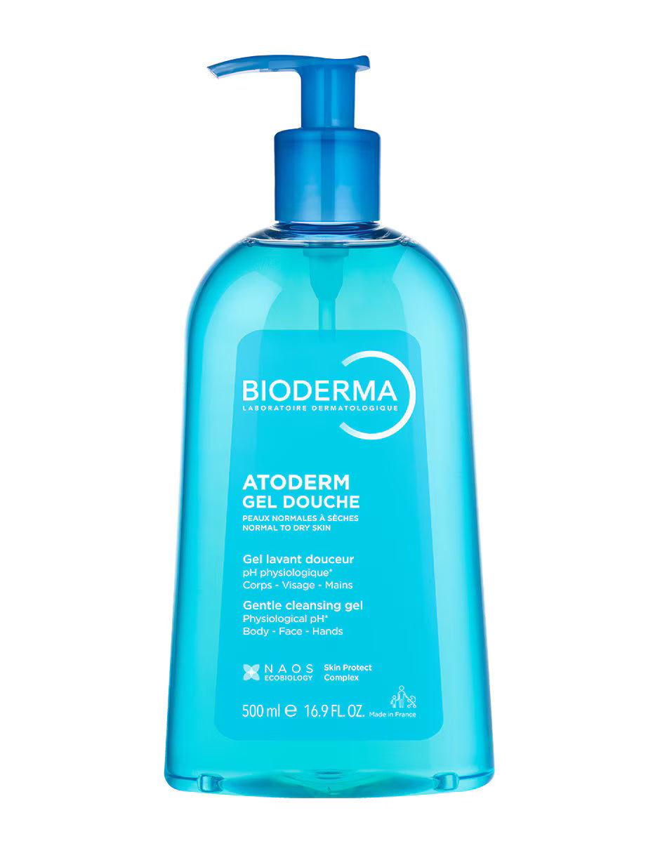 Bioderma Atoderm Gel de Ducha 500ml — Limpieza Piel Seca y Sensible — DermaPharma