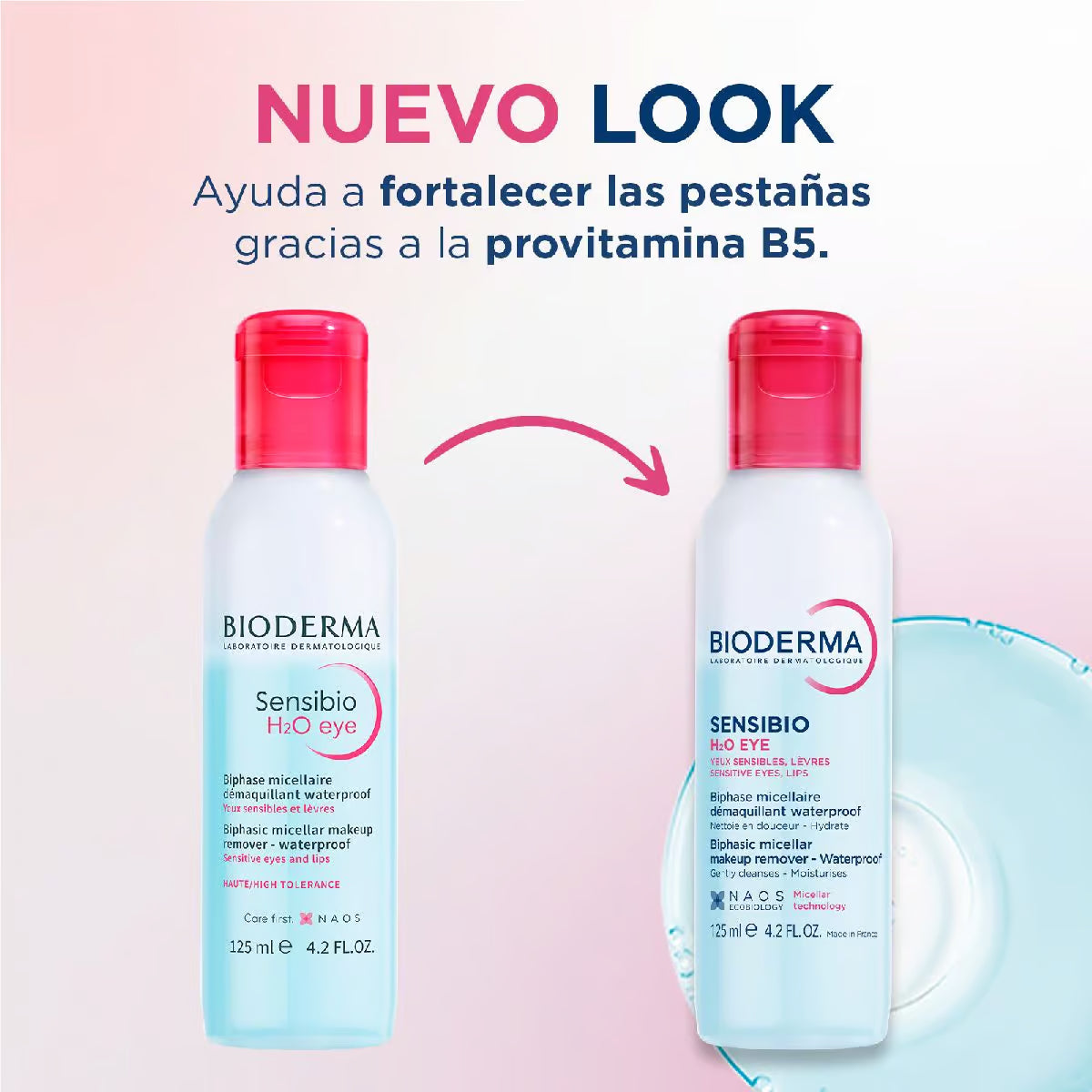 Bioderma Sensibio H2O Eye 125ml — Desmaquillante Micelar de Ojos — DermaPharma