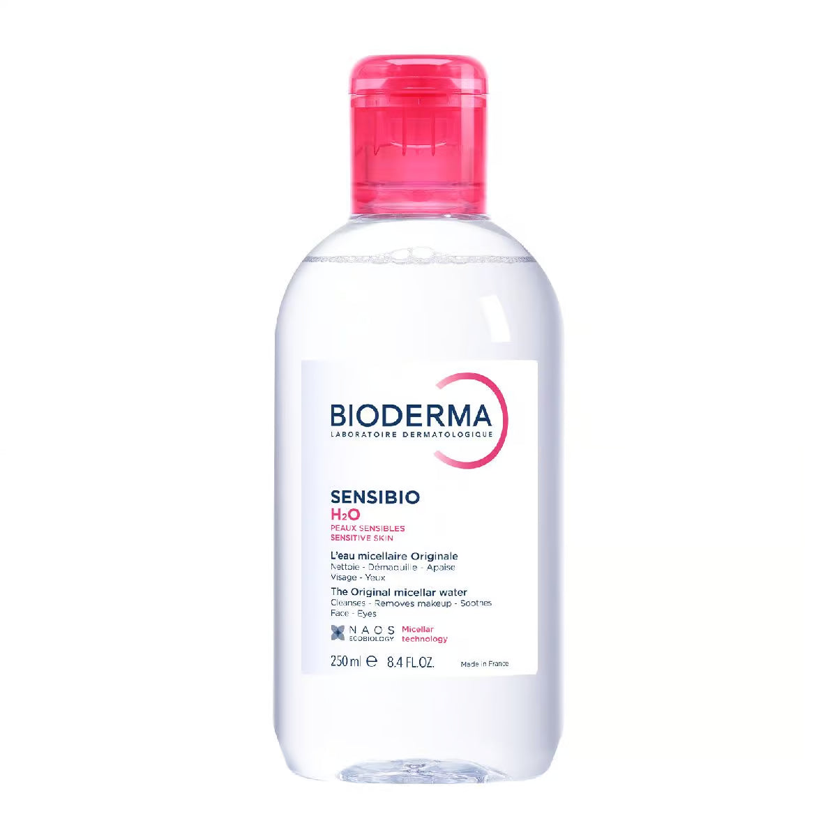 Bioderma Sensibio H2O 250ml — Agua Micelar Piel Sensible — DermaPharma
