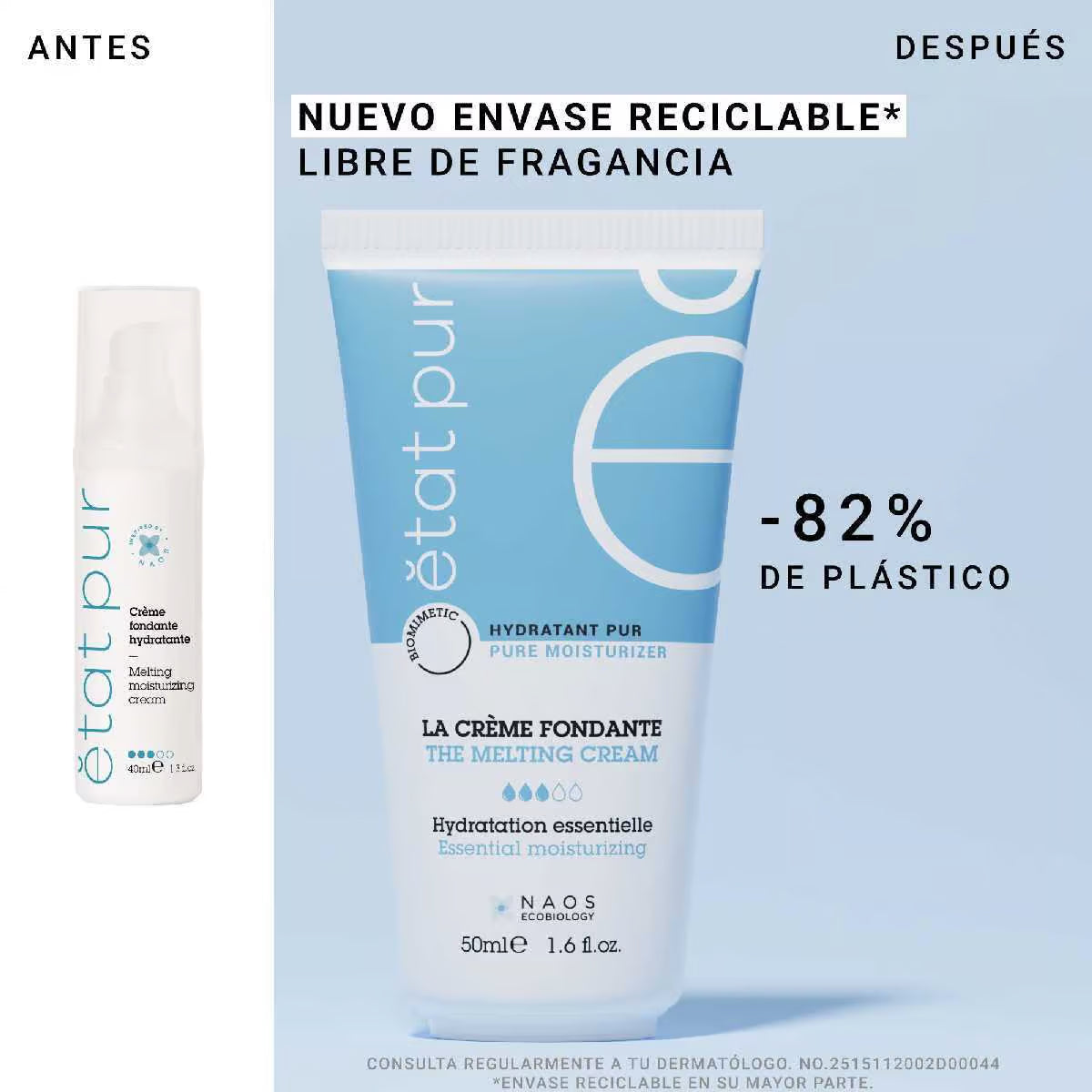 Etat Pur Crema Hidratante 50ml — Piel Normal — DermaPharma