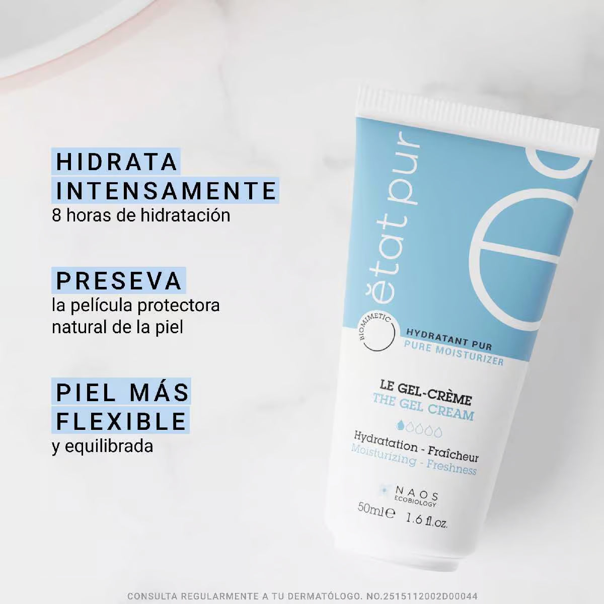 Etat Pur Gel Crema Hidratante 50ml — Piel Mixta a Grasa — DermaPharma