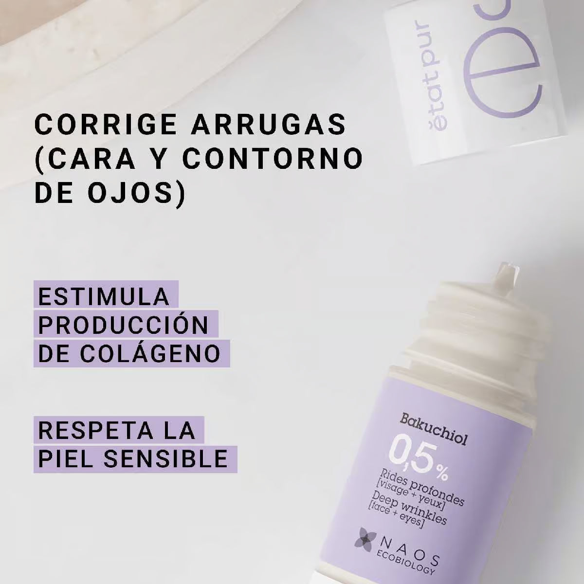 Etat Pur Bakuchiol 0.5% Activo Puro 15ml — Alternativa Natural al Retinol — DermaPharma