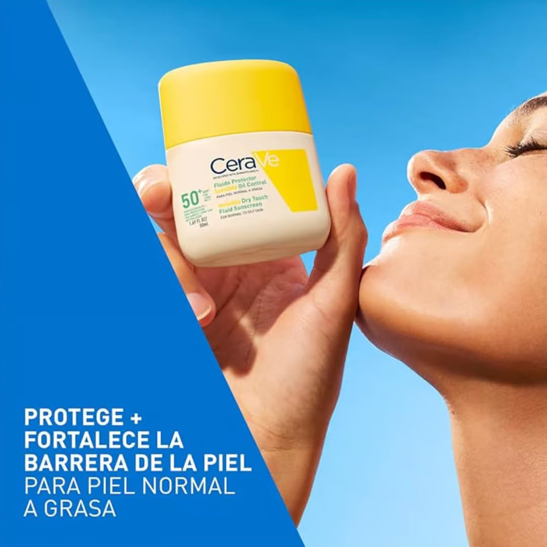 CeraVe Fluido Protector Invisible Oil Control FPS50 50ml — DermaPharma