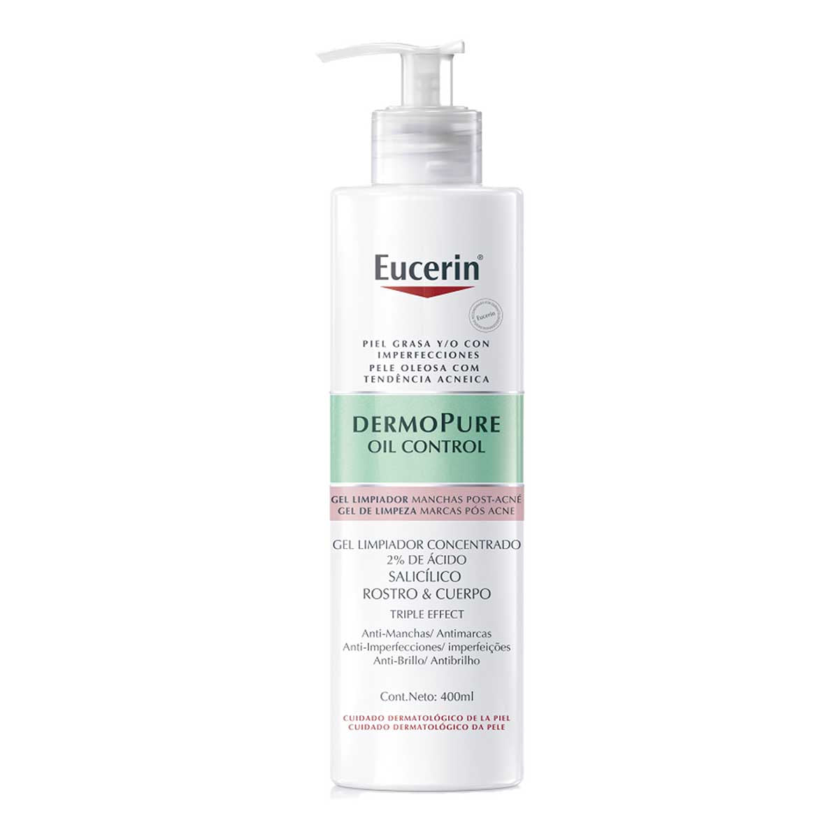 Eucerin Pack DermoPure Gel 400ml + Oil Control FPS50 50ml + Mist 50ml — DermaPharma