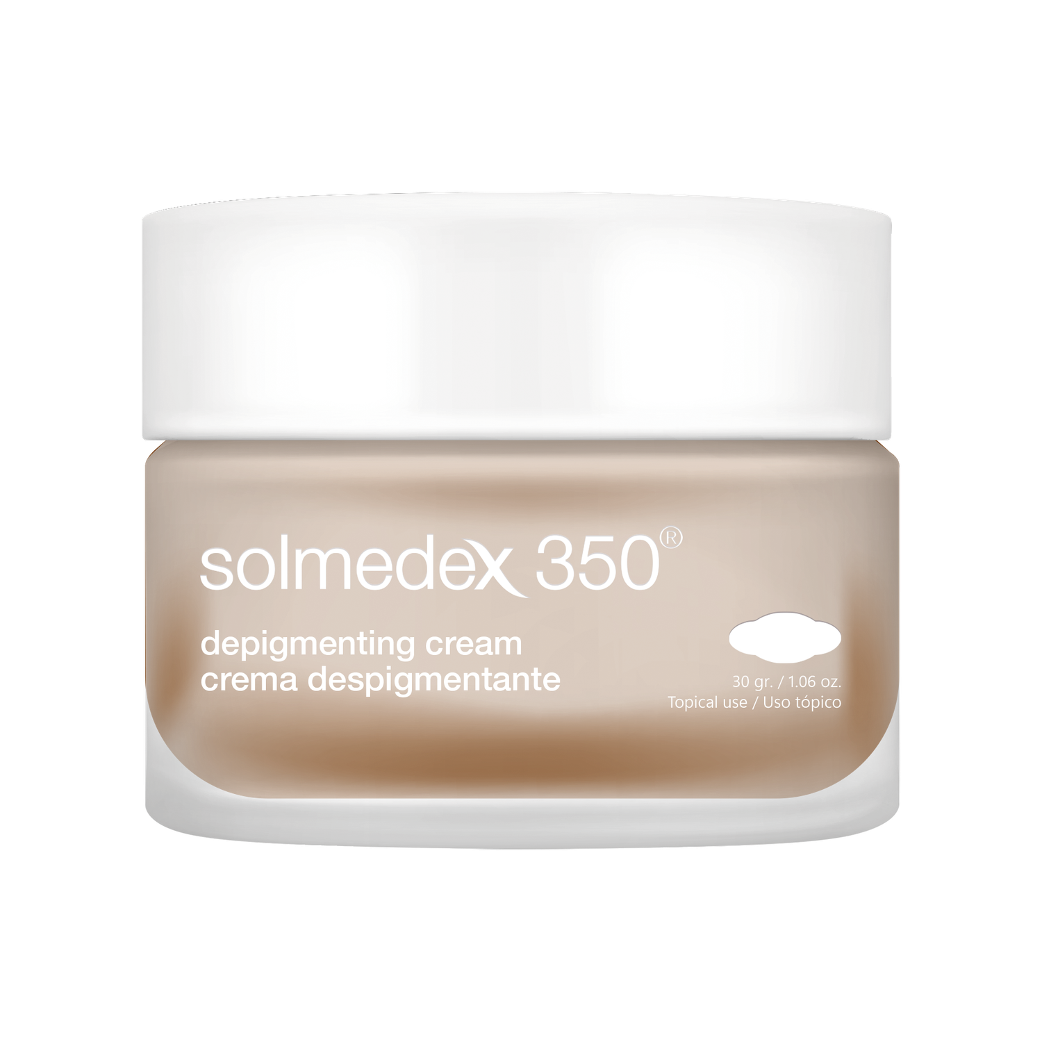 Crema despigmentante Solmedex 350 de Armesso, tarro de 30 g