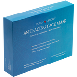 Mascarilla facial de tela Anti-Aging Euroliv con factores de crecimiento, caja de 5 sobres