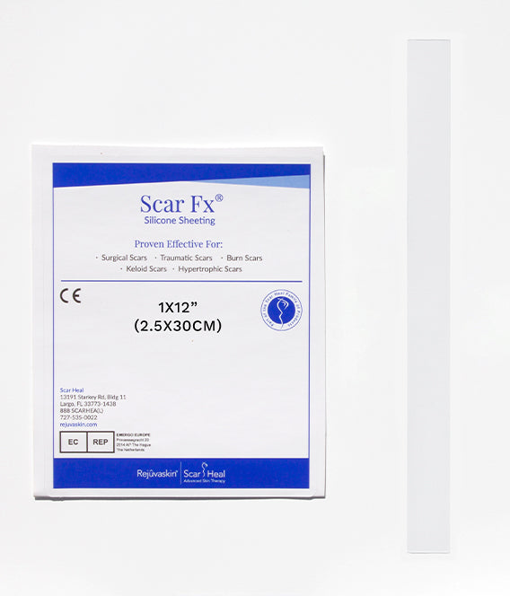 Parche de silicón para cicatrices Rejuvaskin Scar FX 2.5 x 30 cm