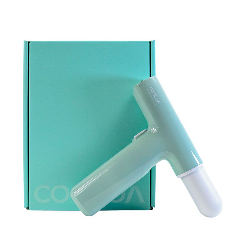 Kit COOLOA: equipo de ice needling color menta con cartuchos de solución y cartuchos de CO2