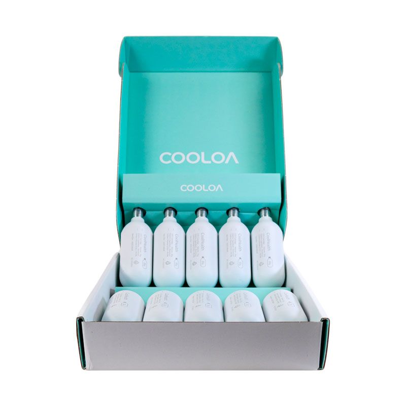 Caja de 10 cartuchos de CO2 para el equipo COOLOA