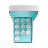 Kit COOLOA: equipo de ice needling color menta con cartuchos de solución y cartuchos de CO2