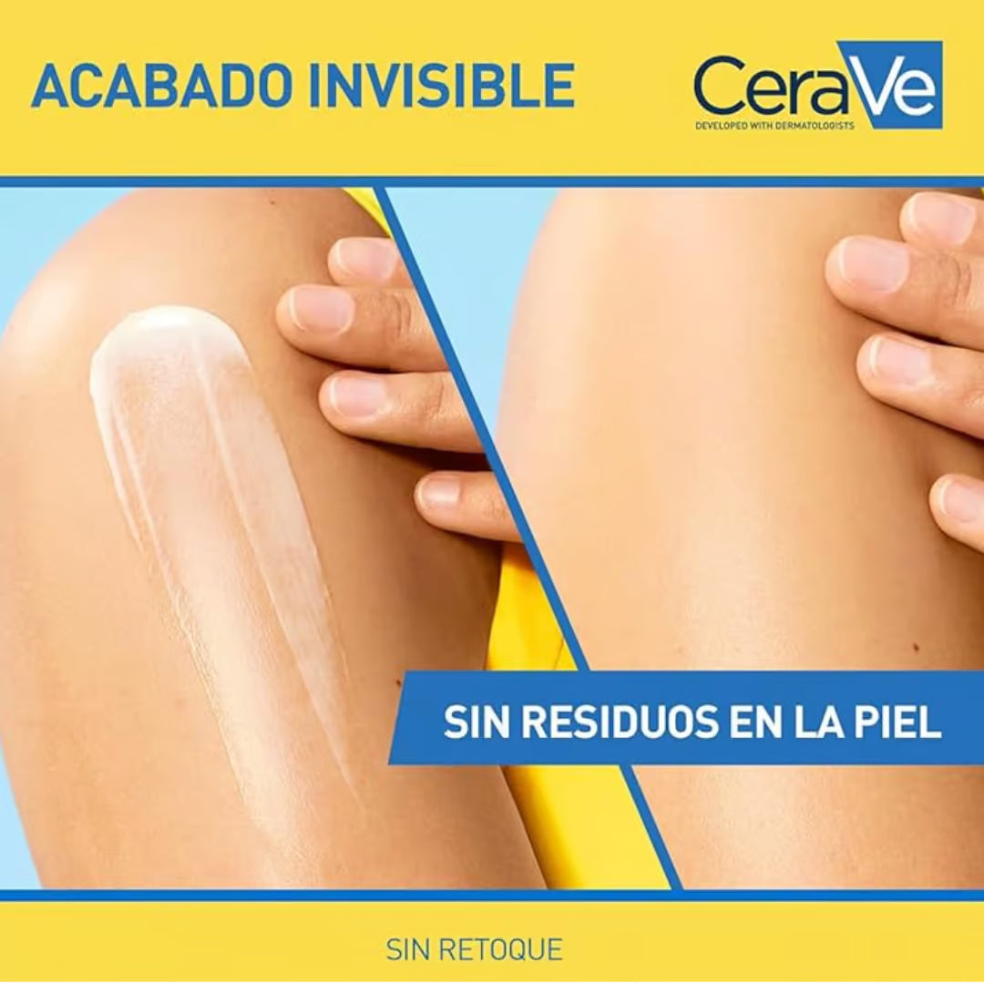 CeraVe Loción Protección Solar Invisible Hidratante FPS50 177ml — DermaPharma