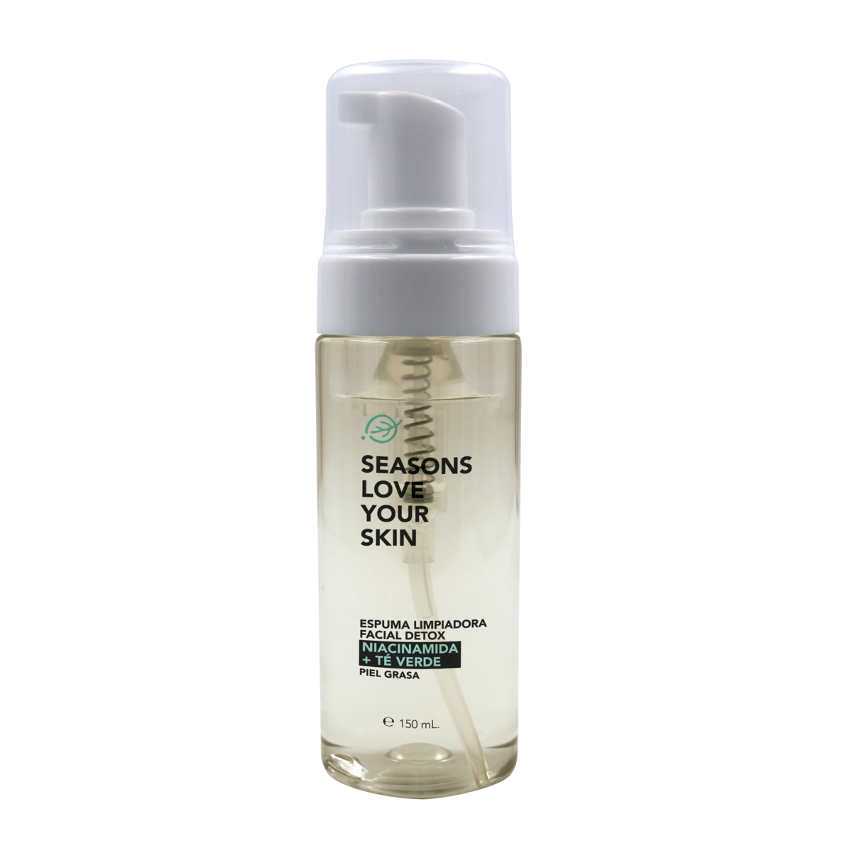 Season Love Your Skin Dermolimpiador Espuma Niacinamida + té verde 150 ml - SEASONS Love Your Skin