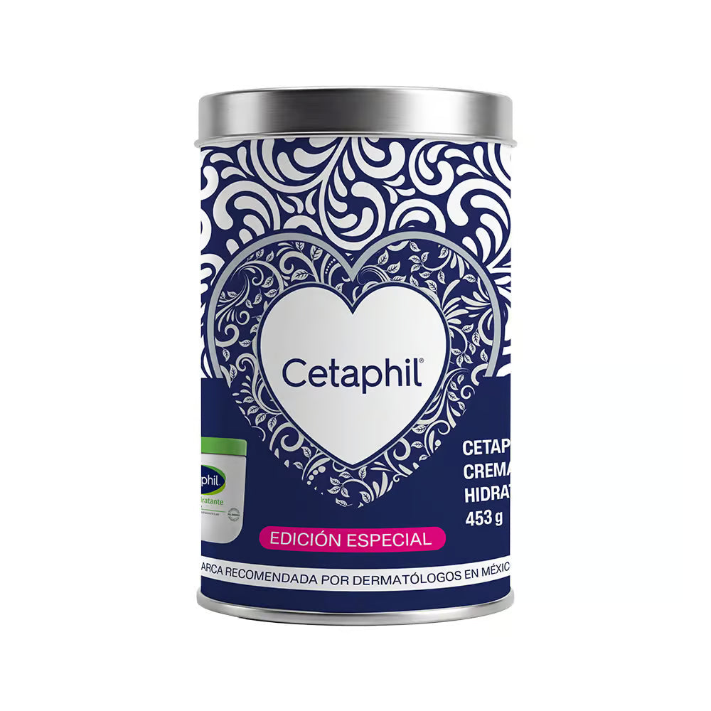 Cetaphil Crema Humectante 453 g Lata Edición Especial Azul — Piel Seca y Sensible — DermaPharma