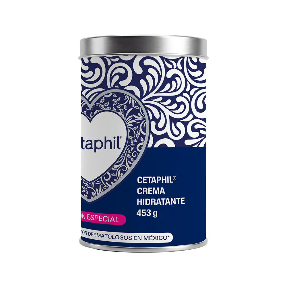 Cetaphil Crema Humectante 453 g Lata Edición Especial Azul — Piel Seca y Sensible — DermaPharma