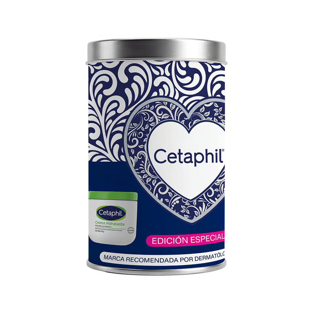 Cetaphil Crema Humectante 453 g Lata Edición Especial Azul — Piel Seca y Sensible — DermaPharma