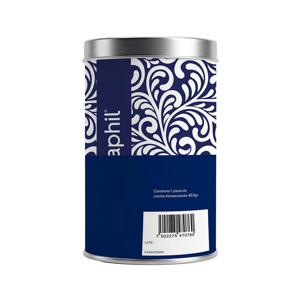 Cetaphil Crema Humectante 453 g Lata Edición Especial Azul — Piel Seca y Sensible — DermaPharma