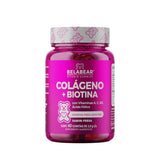 Belabear Colágeno + Biotina Gomitas para Adultos Sabor Fresa 60 Gomitas