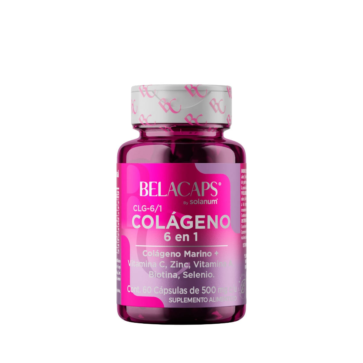 Belacaps Colágeno 6 en 1 60 Cápsulas