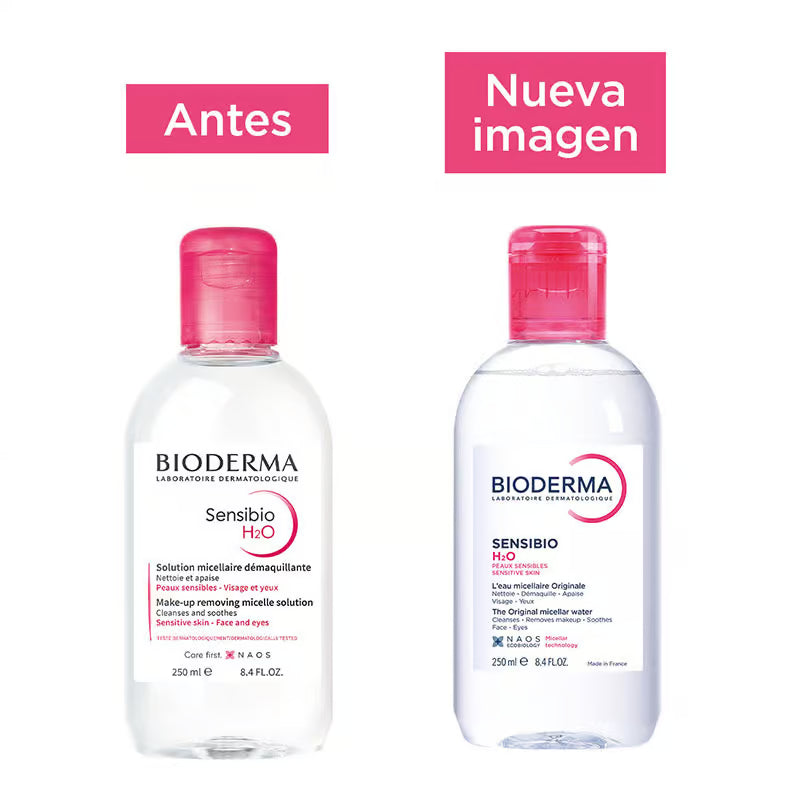 Bioderma Sensibio H2O 500ml — Agua Micelar Piel Sensible — DermaPharma