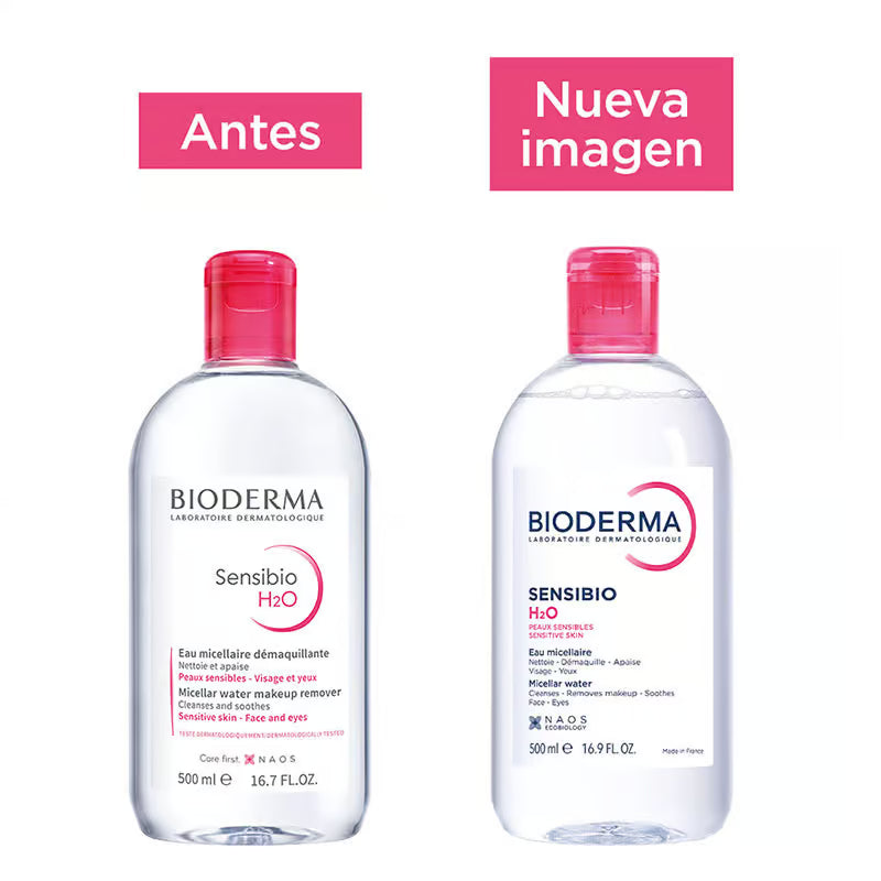 Bioderma Kit Sensibio H2O 500ml + Sensibio H2O 250ml — DermaPharma