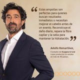 Nuggela & Sulé Ampollas Keratina Hialurónico caja de 4 x 10 ml, reparación capilar sin enjuague (5)