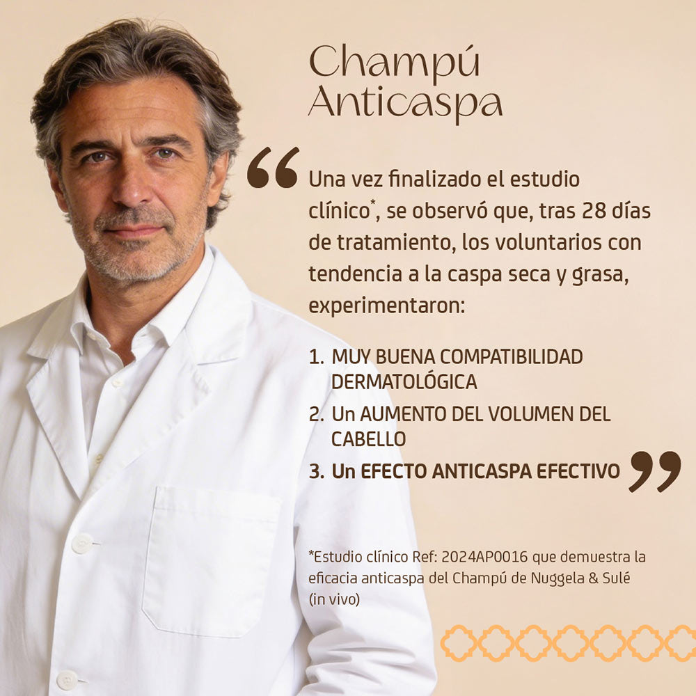 Nuggela & Sulé Champú Anticaspa 250 ml con Piroctona Olamina y Extracto de Cebolla Roja (5)