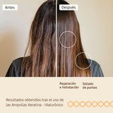 Nuggela & Sulé Ampolla Keratina Hialurónico 10 ml, tratamiento reparador sin enjuague (4)