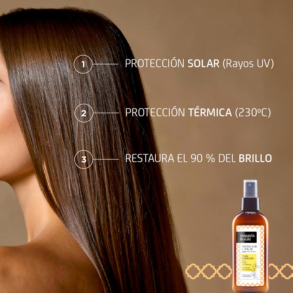 Nuggela & Sulé Protector Capilar 100 ml con filtros solares y Aceite de Chía (3)